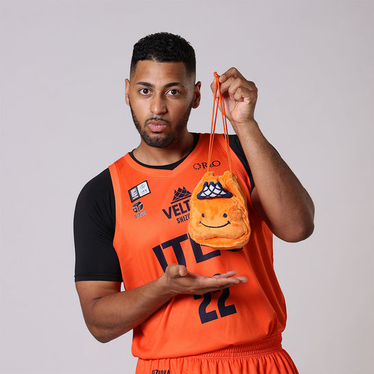 ベルティのファー巾着ポーチ