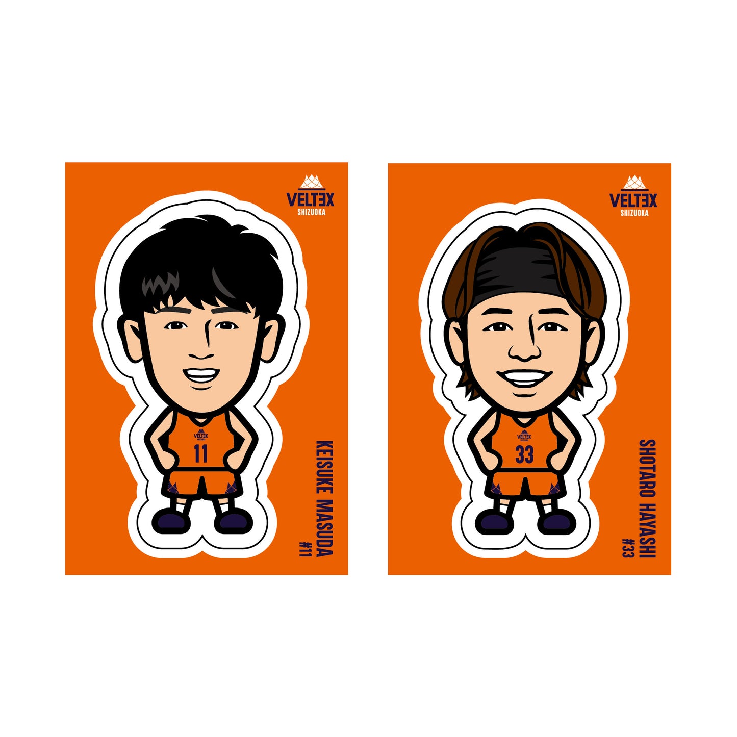 選手イラストステッカー（ランダム）