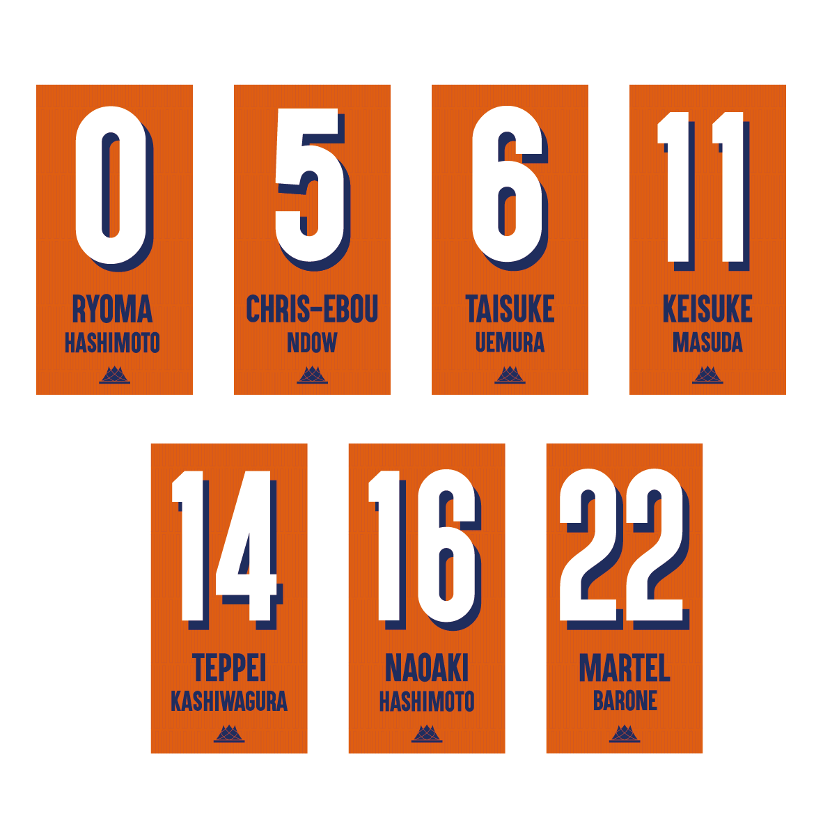 ナンバータオル