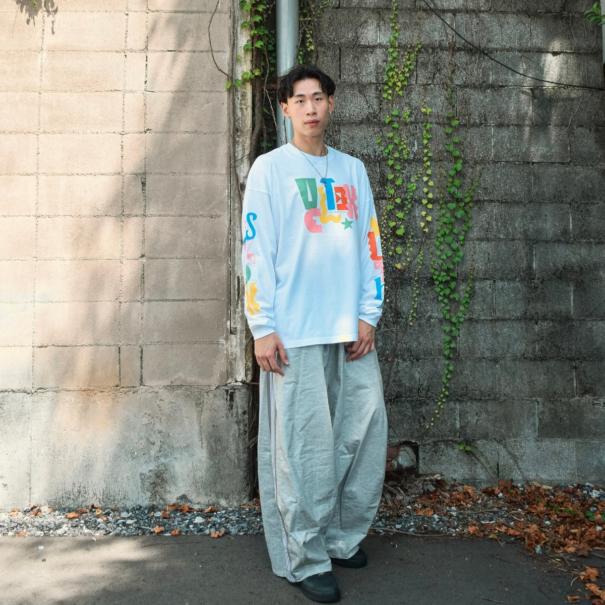 Color Typography L/S Tee