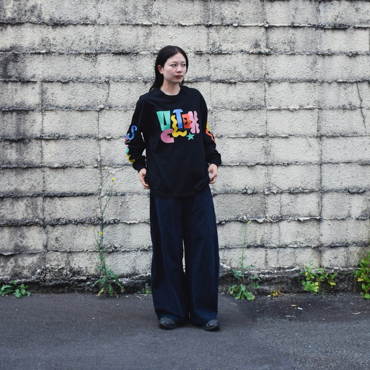 Color Typography L/S Tee