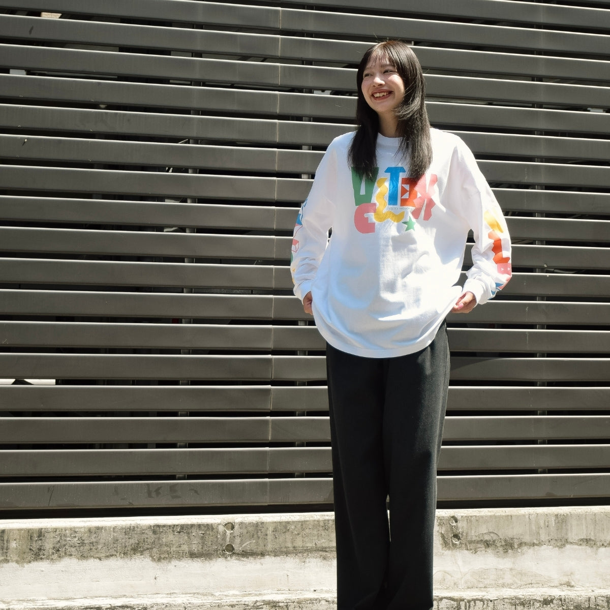 Color Typography L/S Tee